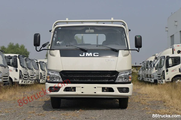 JMC Shunda Wide Body 116hp 4X2(6 wheels) 4.22m Single Row Flatbed Light Truck (Air Brake)(China VI) Exterior (2) | 86Trucks