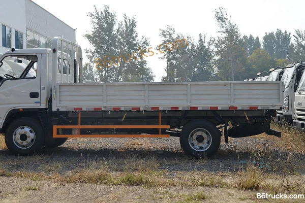 JMC Shunda Wide Body 116hp 4X2(6 wheels) 4.22m Single Row Flatbed Light Truck (Air Brake)(China VI) (2) | 86Trucks
