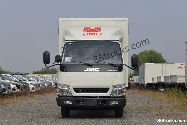 JMC Shunda Light Truck 122 hp 4X2(6 wheels) 3.7m Single Row Van Light Truck (China VI) Exterior (2) | 86Trucks