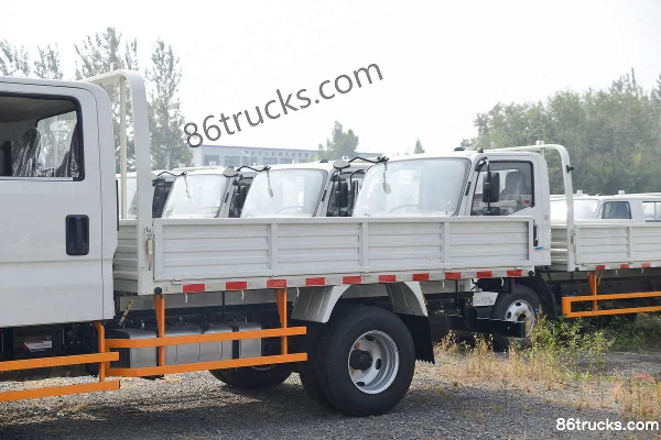 JMC Kaiyun Medium Body 122hp 4X2(6 wheels) 3.16m Double-row Flatbed Light Truck (China VI) (1) | 86Trucks