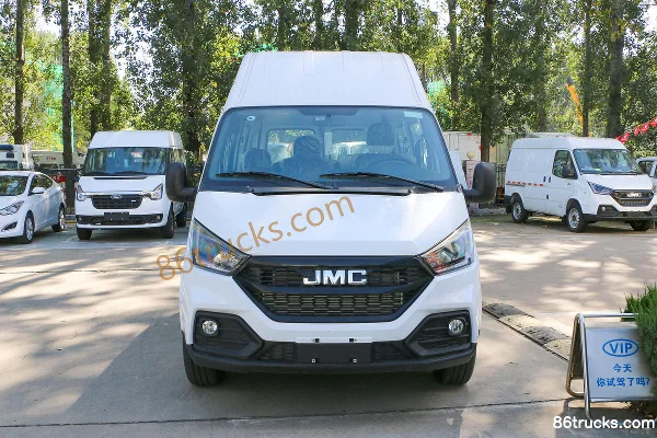 JMC Teshun 122 hp 6-Seater 2.8T Diesel Short Wheelbase Mid-High Roof Light Bus (China VI) Exterior (2) | 86Trucks
