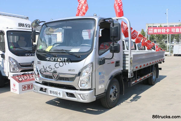 Foton Aumark Express 120hp 4X2(6 wheels) 4.17m Single-row Flatbed Light Truck (China VI) Exterior (3) | 86Trucks
