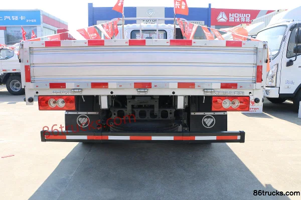 Foton Aumark Express 120hp 4X2(6 wheels) 4.17m Single-row Flatbed Light Truck (China VI) Body (3) | 86Trucks