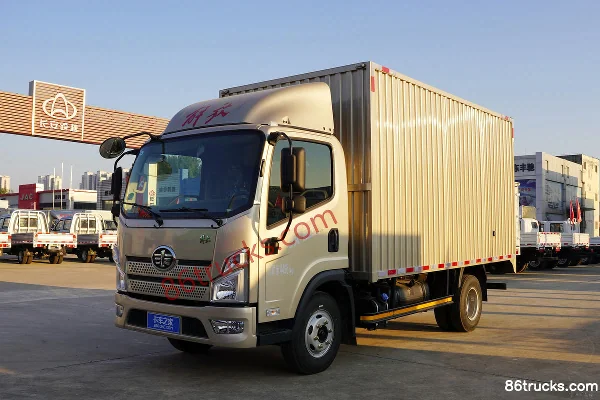 FAW Jiefang Lingtu 150hp 4X2(6 wheels) 4.16m single-row van light truck (medium body) Exterior (3) | 86Trucks