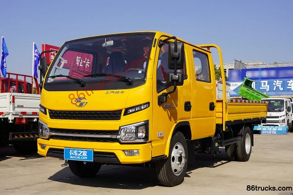 Yuejin Fuxing S100 95 ch 4X2(6 roues) diesel camion plateau double cabine 3,2 m (China VI) Extérieur (3) | 86Trucks