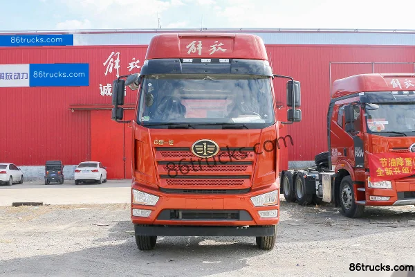 FAW Jiefang J6L Classic Edition 7.8L Diesel 350hp 8X4(12 wheels) FAW Jiefang 10-speed Flat Top 9.6m Stake Truck Exterior (2) | 86Trucks