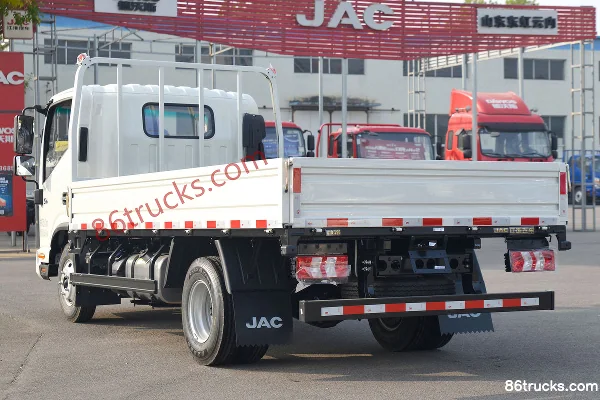 JAC Shuailing S6 130 ch 4X2(6 roues) 4,18 m cabine simple, camion plateau à ridelles (China VI) Carrosserie (3) | 86Trucks