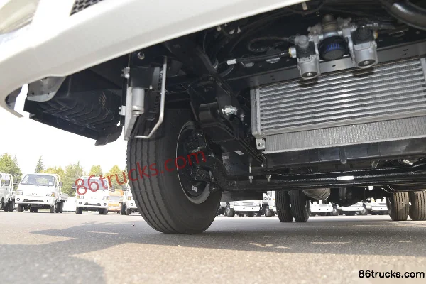 JAC Junling V5 143hp 4X2(6 wheels) 4.235m Single Row Stake Truck Light Truck Chassis (2) | 86Trucks
