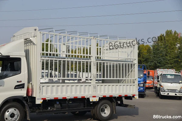 JAC Junling V5 143hp 4X2(6 wheels) 4.235m Single Row Stake Truck Light Truck Body (1) | 86Trucks