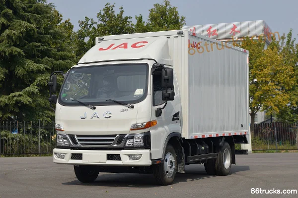 JAC Junling V5 132 hp 4X2(6 wheels) 3.7m single-row box van light truck (China VI) Exterior (3) | 86Trucks