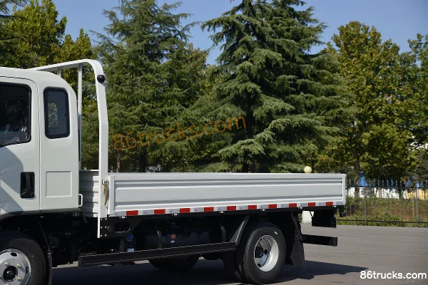 JAC Yunduoduo N6 140hp 4X2(6 wheels) 3.43m Semi-row Flatbed Light Truck (China VI) Body (1) | 86Trucks