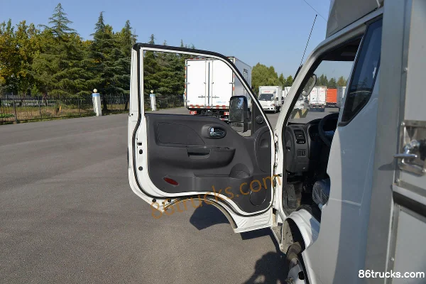 JAC Kaida X6 1.6L 120 hp 4X2(6 wheels) Gasoline 3.95m Single Row Wing Opening Van Mini Truck (China VI) Cab (1) | 86Trucks