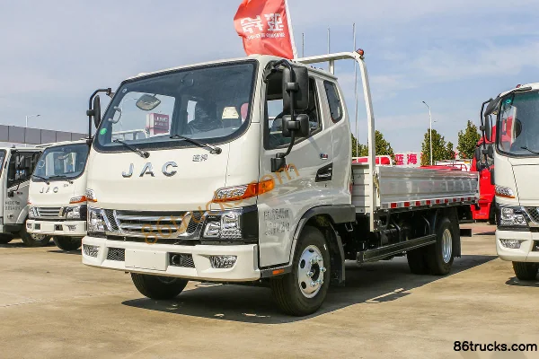 JAC Junling V5 150hp 4X2(6 wheels) 3.85m half-cab flatbed light truck Exterior (3) | 86Trucks