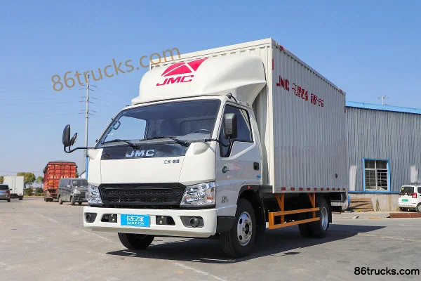 JMC Shùnwēi Wide Body 143 hp 4X2(6 wheels) 4.2m single-row van truck (China VI) (hydraulic brake) Exterior (3) | 86Trucks