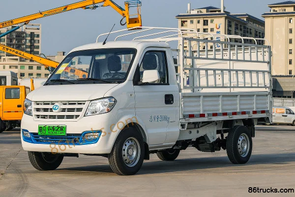 Ruichi EC31 2022 Longue autonomie 2,6T Camion micro utilitaire électrique à ridelles 2,9 m cabine simple 41,932 kWh 4X2(6 roues) Extérieur (
