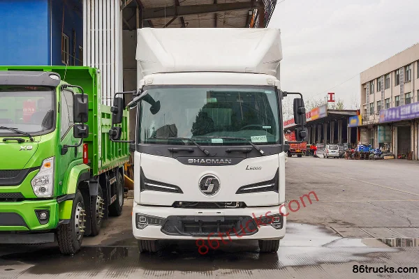 SHACMAN Delong L6000 220hp 4X2(6 wheels) 8.7m van cargo truck Exterior (2) | 86Trucks