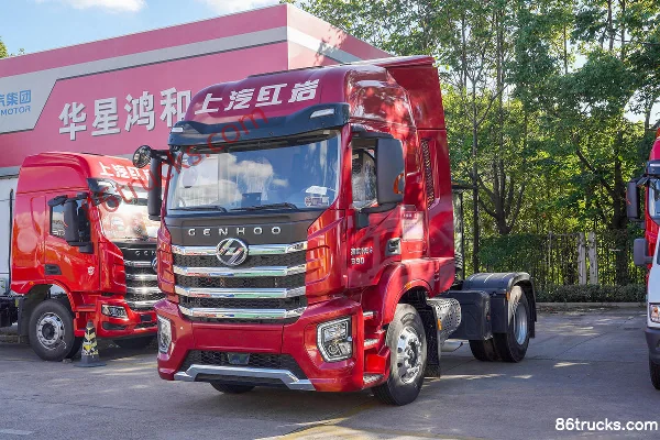 SAIC Hongyan Jiehu H6 Standard Load Poseidon Edition 400 hp 4X2(6 wheels) Tractor Truck (China VI) (Axle Ratio 4.11) Exterior (3) | 86Trucks