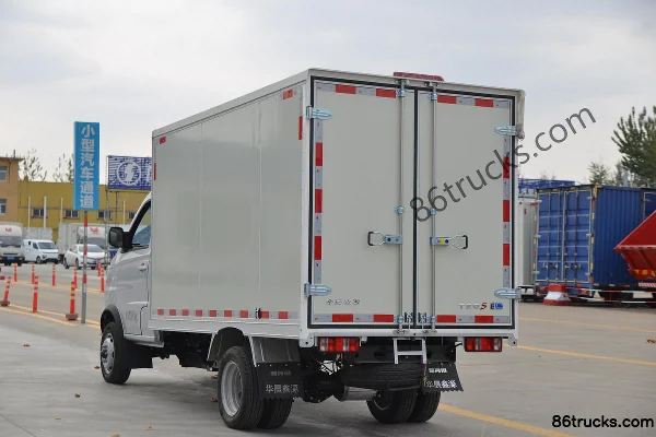 SRM Xinyuan T20SEV 3.05T 3.03m Single Row Pure Electric Van Mini Truck 46.36kWh 4X2(6 wheels) Body (3) | 86Trucks
