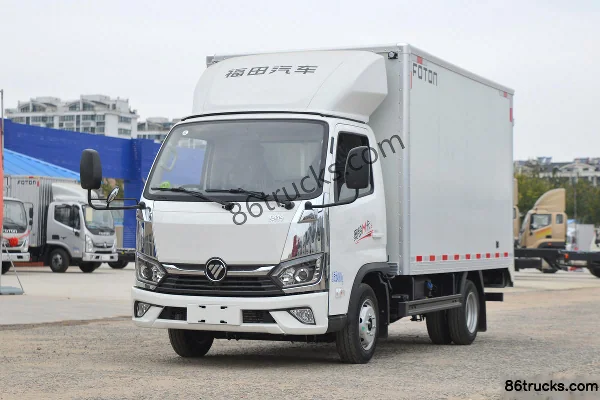 Foton Aumark M Card 122hp 4X2(6 wheels) 4.17m Single Row Van Small Truck Exterior (3) | 86Trucks