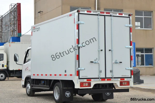 Foton Aumark M Card 122hp 4X2(6 wheels) 4.17m Single Row Van Small Truck Body (3) | 86Trucks