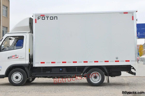 Foton Aumark M Card 122hp 4X2(6 wheels) 4.17m Single Row Van Small Truck Body (2) | 86Trucks