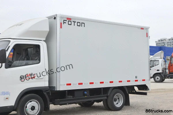 Foton Aumark M Card 122hp 4X2(6 wheels) 4.17m Single Row Van Small Truck Body (1) | 86Trucks