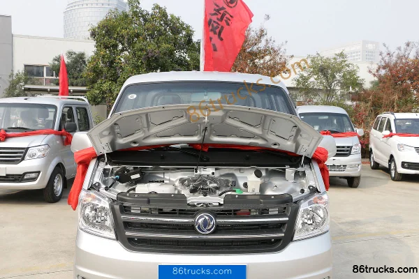 Dongfeng K01L 2022 Model 1.3L 92 hp 4X2(6 wheels) Gasoline 2.7m Single Row Flatbed Micro Truck (China VI) Chassis (1) | 86Trucks
