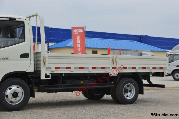 Foton Ollin Jieyun édition classique 115 ch 4X2(6 roues) 3,655 m camion léger à ridelles cabine simple Carrosserie (2) | 86Trucks