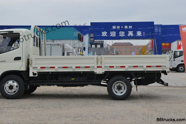 Foton Ollin Jieyun édition classique 115 ch 4X2(6 roues) 3,655 m camion léger à ridelles cabine simple Carrosserie (1) | 86Trucks