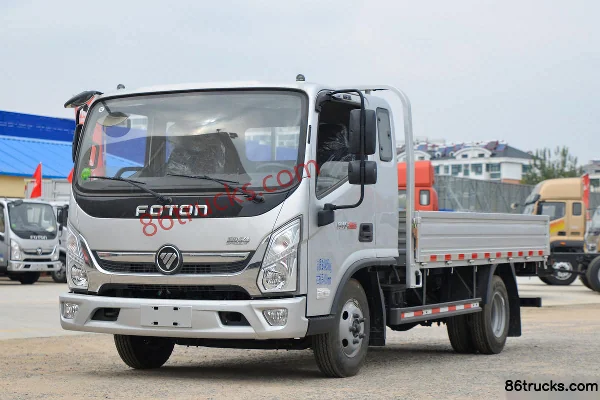 Foton Aoling New Jieyun 150 hp 4X2(6 wheels) 3.83 m Semi-row Flatbed Light Truck (China VI) Exterior (3) | 86Trucks