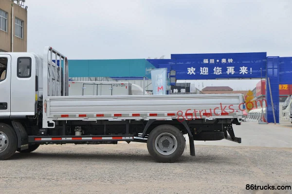 Foton Aoling New Jieyun 150 hp 4X2(6 wheels) 3.83 m Semi-row Flatbed Light Truck (China VI) Body (2) | 86Trucks