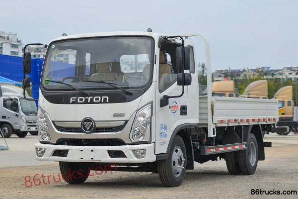 Foton Aoling New Jieyun Youth Edition 132 hp 4X2(6 wheels) 3.83m semi-row flatbed light truck (China VI) Exterior (3) | 86Trucks