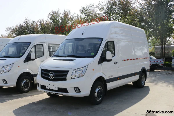 Foton Commercial Vehicle Tuyano Tongtu 177 hp 2.8T Diesel 3-seat Extra-long wheelbase Super high roof cargo van Exterior (3) | 86Trucks
