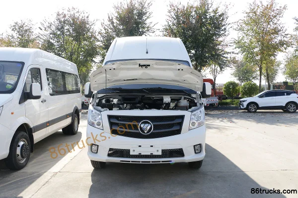 Foton Commercial Vehicle Tuyano Tongtu 177 hp 2.8T Diesel 3-seat Extra-long wheelbase Super high roof cargo van Chassis (1) | 86Trucks