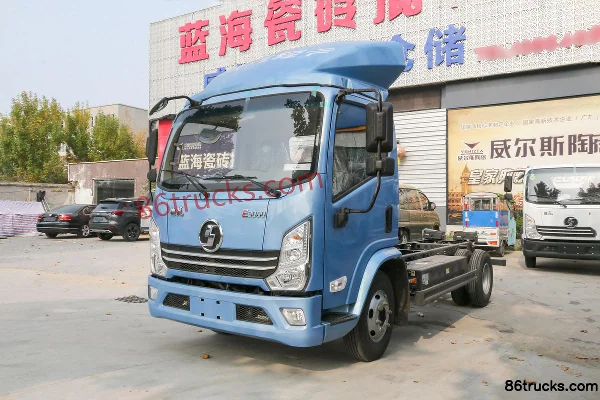 SHACMAN Light Truck Delong E3000 4.18m Electric Van Light Truck (Hydraulic Brake) 81.14kWh 4X2(6 wheels) Exterior (3) | 86Trucks
