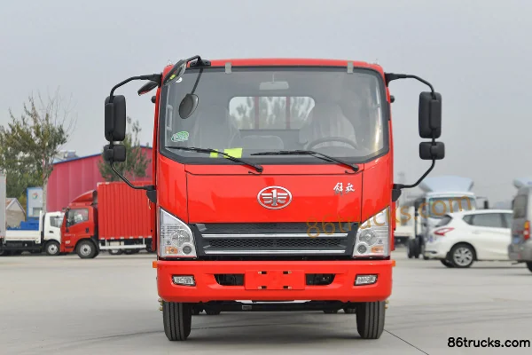 FAW Jiefang Hu VN 140hp 4X2(6 wheels) 4.2m Single Row Flatbed Truck (China VI) Exterior (2) | 86Trucks