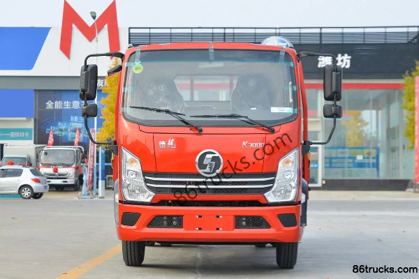 SHACMAN Light Truck Delong K3000 140 hp 4X2(6 wheels) 4.18m single-row flatbed light truck (China VI) Exterior (2) | 86Trucks