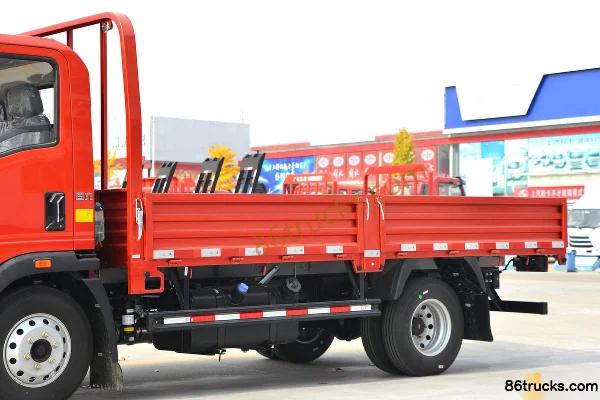 Sinotruk HOWO Hanjiang 140 hp 4X2(6 wheels) 4.15m single-row flatbed light truck (China VI) Body (1) | 86Trucks