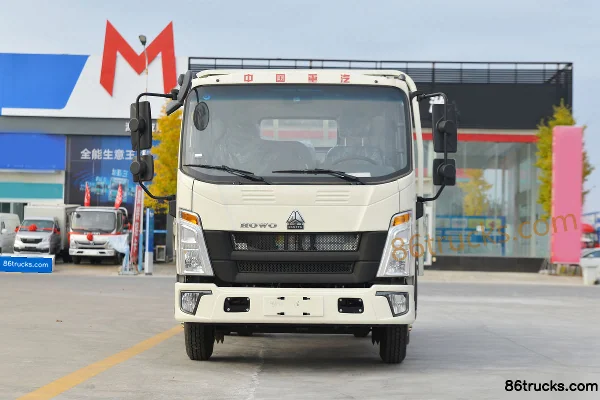 Sinotruk HOWO Hanjiang 115 hp 4X2(6 wheels) 4.15m single-row flatbed light truck Exterior (2) | 86Trucks