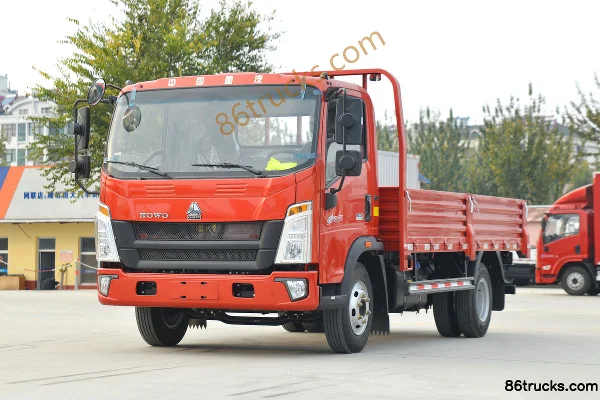Sinotruk HOWO Hanjiang 160 hp 4X2(6 wheels) 4.15m Single Row Flatbed Light Truck (China VI) Exterior (3) | 86Trucks