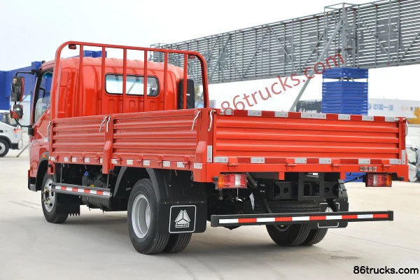 Sinotruk HOWO Hanjiang 160 hp 4X2(6 wheels) 4.15m Single Row Flatbed Light Truck (China VI) Body (3) | 86Trucks