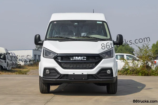JMC Teshun 122hp 9-seat 2.8T Diesel Long Wheelbase Mid-High Roof Light Bus (China VI) Exterior (2) | 86Trucks