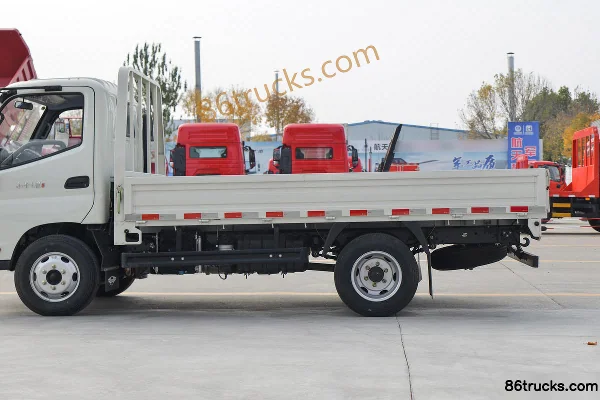 Foton Times Small Card Star 5 115hp 4X2(6 wheels) 3.67m single-row flatbed light truck (air brake) Body (3) | 86Trucks