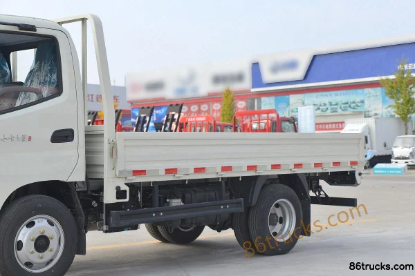 Foton Times Small Card Star 5 115hp 4X2(6 wheels) 3.67m single-row flatbed light truck (air brake) Body (1) | 86Trucks
