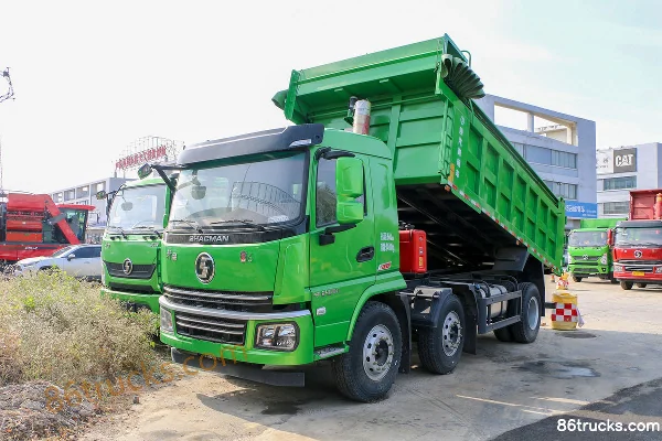 SHACMAN Commercial Vehicle Xuande Wing 6 Composite Edition 300 hp 6X2(8 wheels) 6m dump truck Exterior (3) | 86Trucks