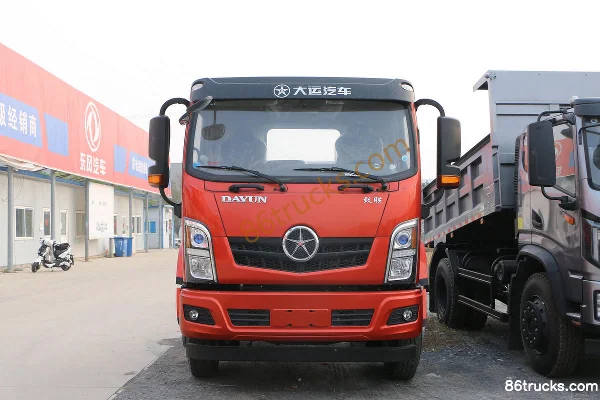 Dayun Zhisheng 220hp 6X2(8 wheels) 5.8m Flatbed Cargo Truck (Shortened Axle) Exterior (2) | 86Trucks