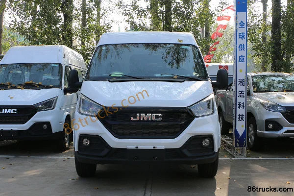 JMC Teshun 122 hp 2.8T diesel 3-seat manual short wheelbase medium roof enclosed van Exterior (2) | 86Trucks