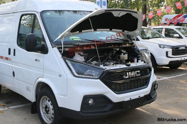 JMC Teshun 122 hp 2.8T diesel 3-seat manual short wheelbase medium roof enclosed van Chassis (1) | 86Trucks