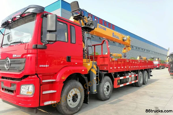 SHACMAN Delong New M3000 350 hp 8X4(12 wheels) 8.2m truck-mounted crane (Chengliwei brand) Exterior (2) | 86Trucks