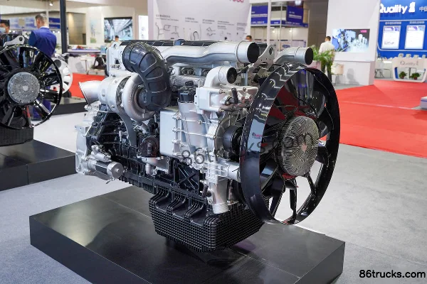 Weichai WP14T610E62 610 ch 13,5 L China VI moteur diesel Extérieur (3) | 86Trucks